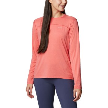 Columbia Gran Paradiso Long Sleeve, Sudaderas Rojos Coral Para Mujer | 567389-HCV